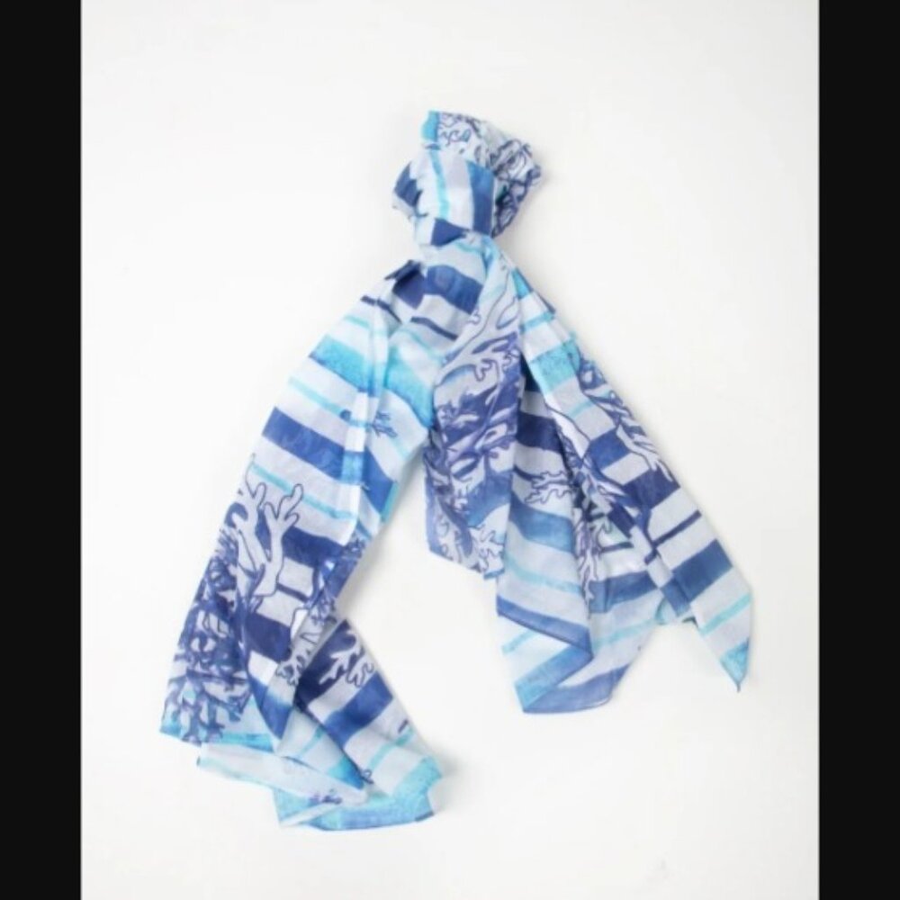 Antica Sartoria Giacomo Cinque Sarong Wrap Scarf Cotton NWT